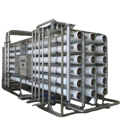 좋은 가격 Commercial RO System with 100m3/Hour Capacity 99.9% Salt Rejection and 1 Year Warranty for Industrial Water Treatment 온라인으로