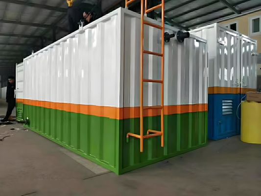 좋은 가격 호텔 및 병원용 5~20KW 가전 하수 처리 플랜트 온라인으로