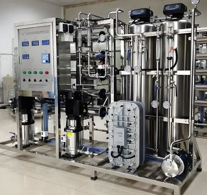 좋은 가격 2 단계 RO EDI 시스템 Siemens S7 PLC 제어 및 UPVC / SS304 장착 온라인으로