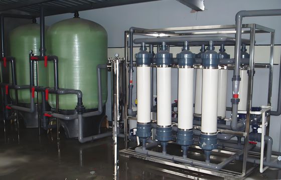 좋은 가격 10-100 M3/Hour Ultrafiltration System SS 제거율 99.99% 시스템 복구 80% 온라인으로