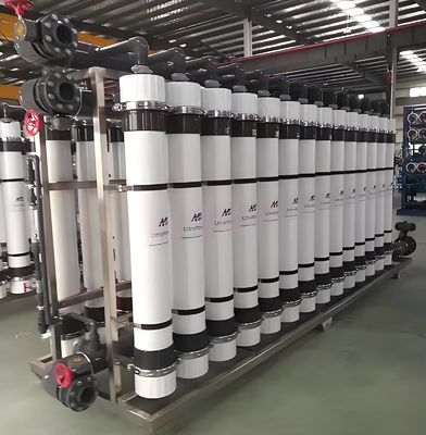 품질 PVDF Uf 막 우트라 필트레이션 오염 물질을 제거하기 위한 폐수 처리 공장